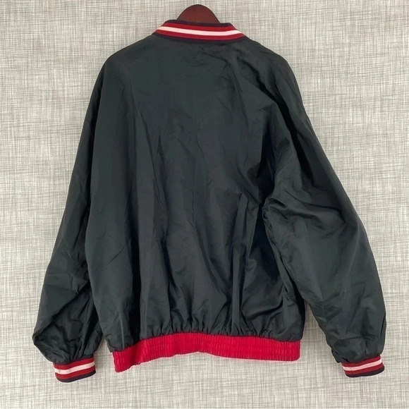 Vintage Chicago Bulls Pro Player XL reversible pullover windbreaker 1076 - Picture 7 of 14